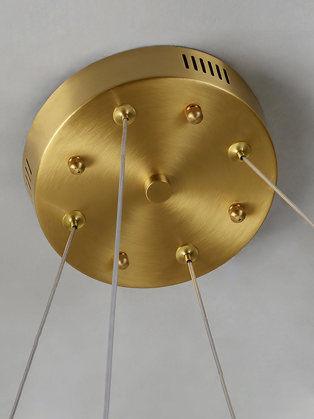 Round Qatar Alabaster Chandelier