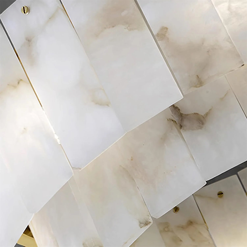 Regina White Alabaster Chandelier