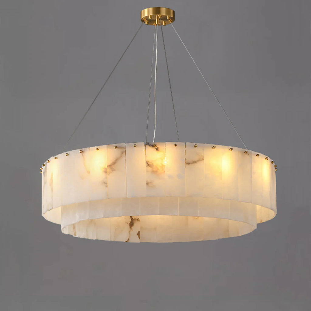 Rock Alabaster Chandelier