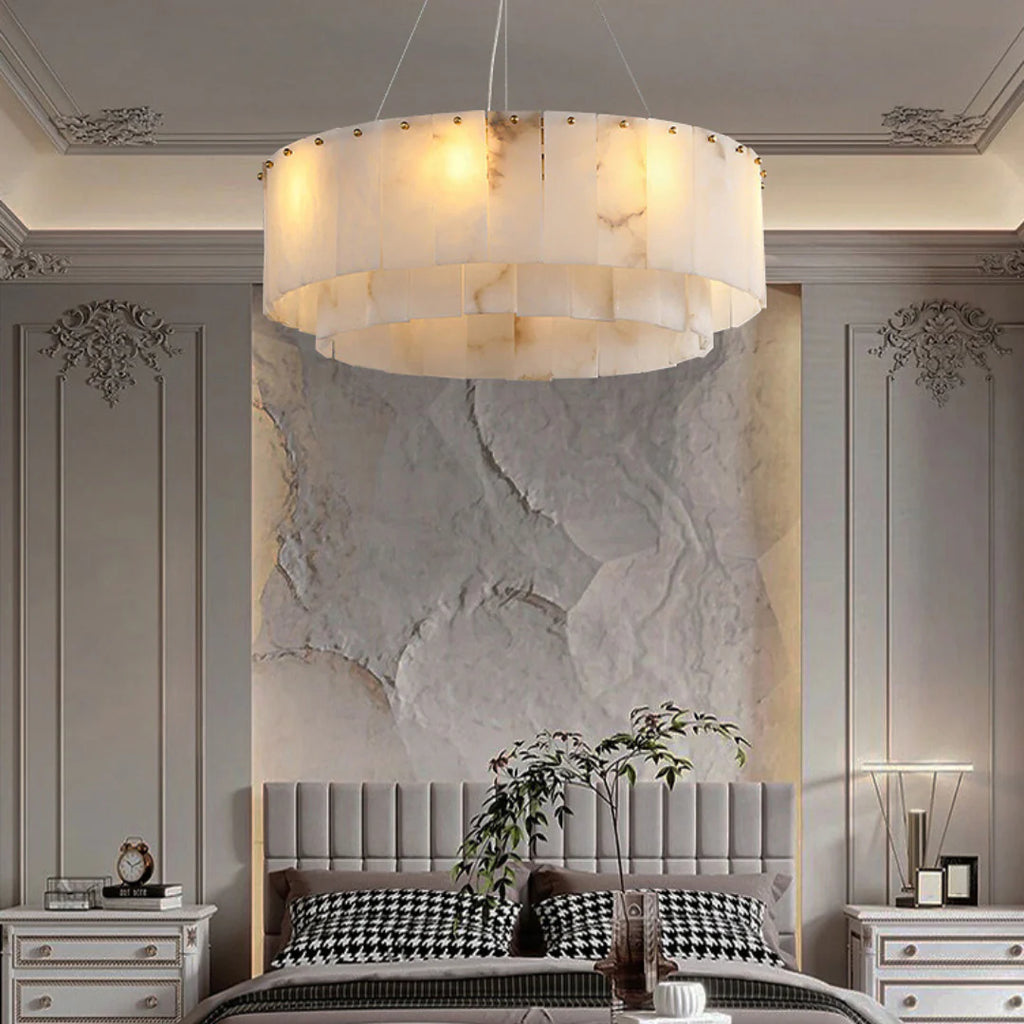 Rock Alabaster Chandelier