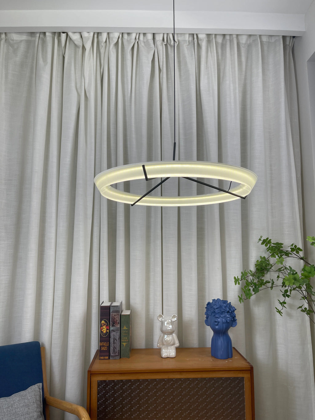 Round Vielle Acrylic Pendant Lamp