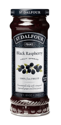 ST DALFOUR: Black Raspberry Fruit Spread, 10 oz