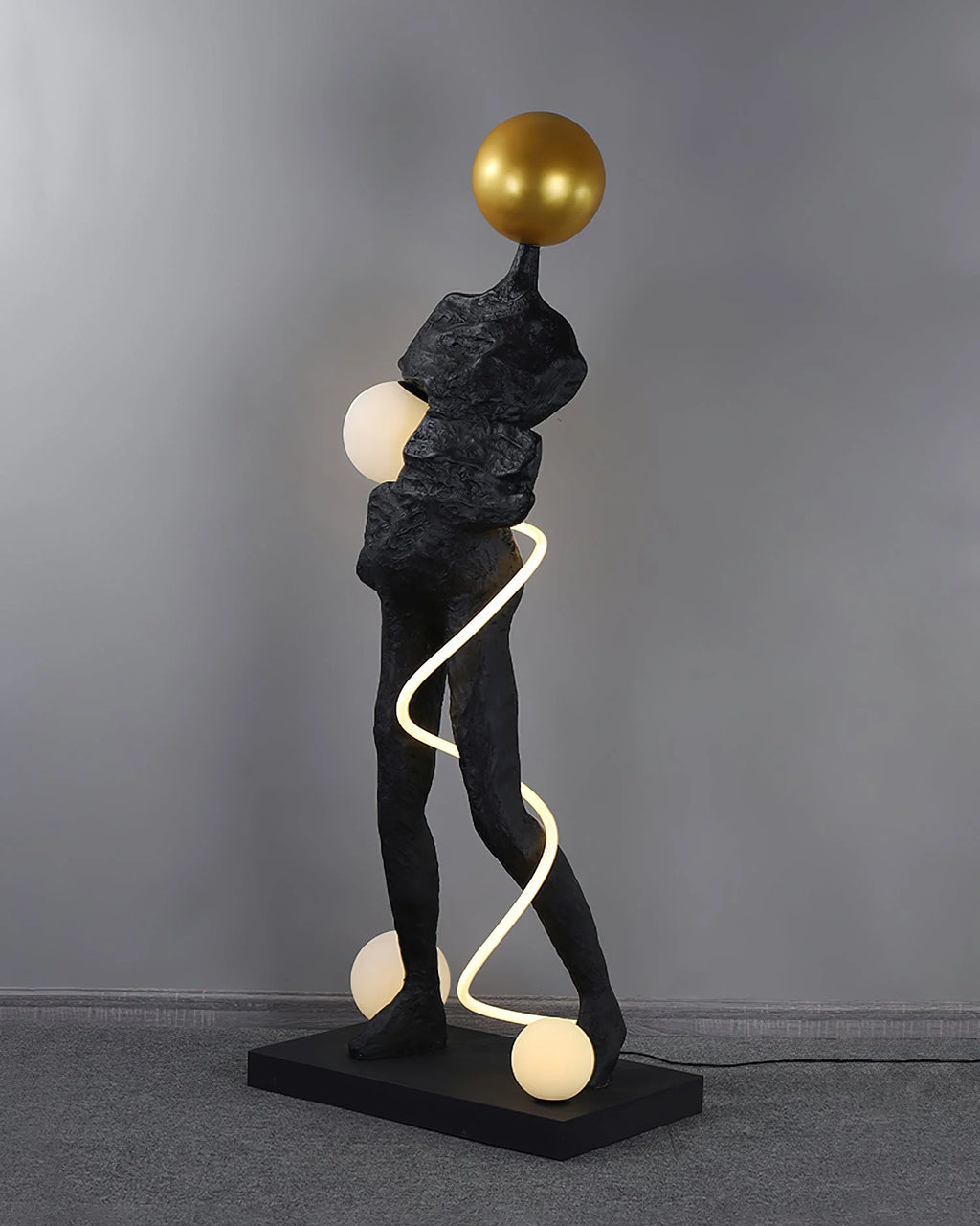Sculpture Ginasta Spiral Floor Lamp
