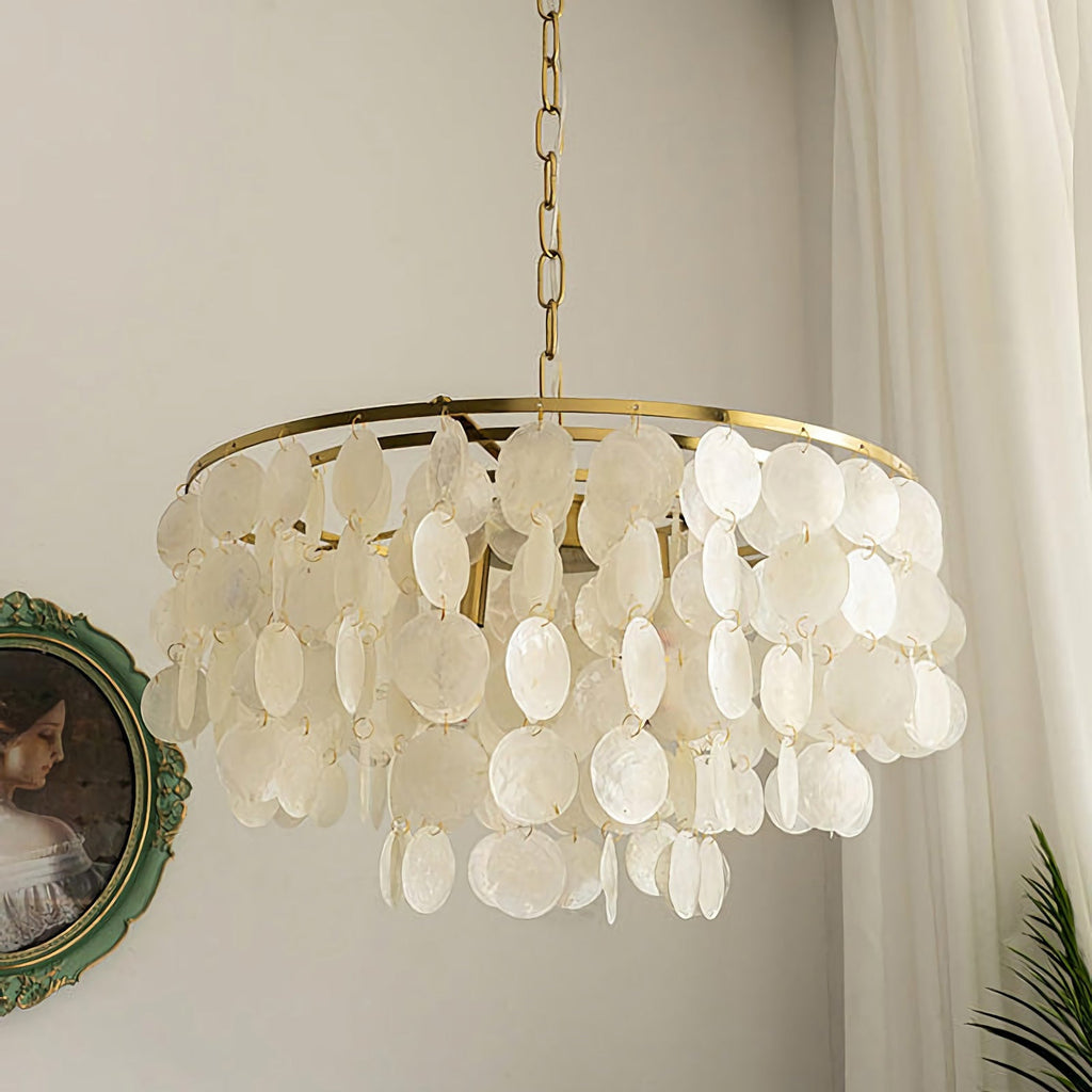 Shell Wind Chime Chandelier