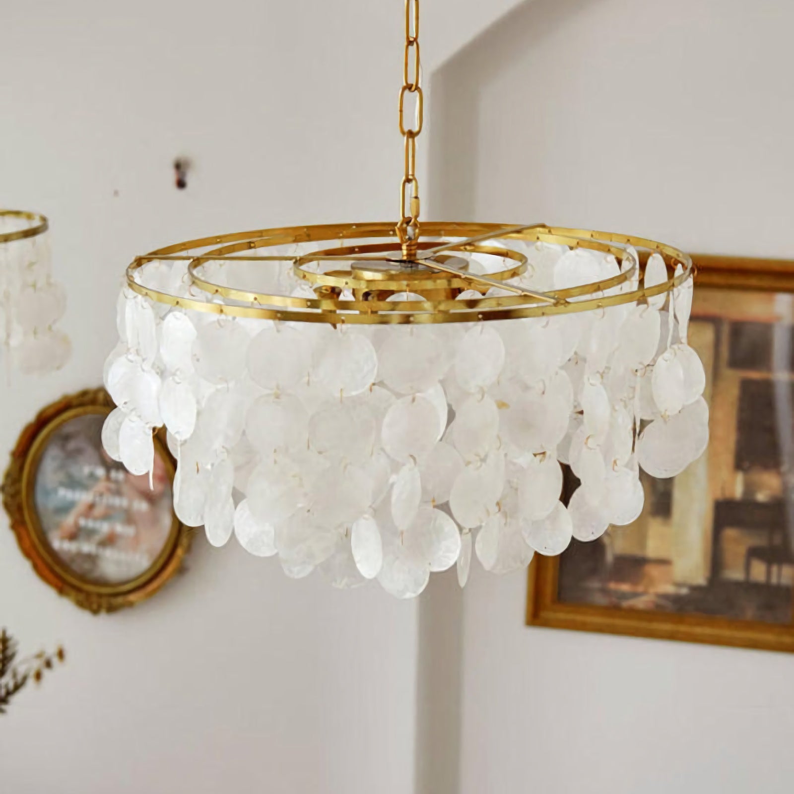 Shell Wind Chime Chandelier