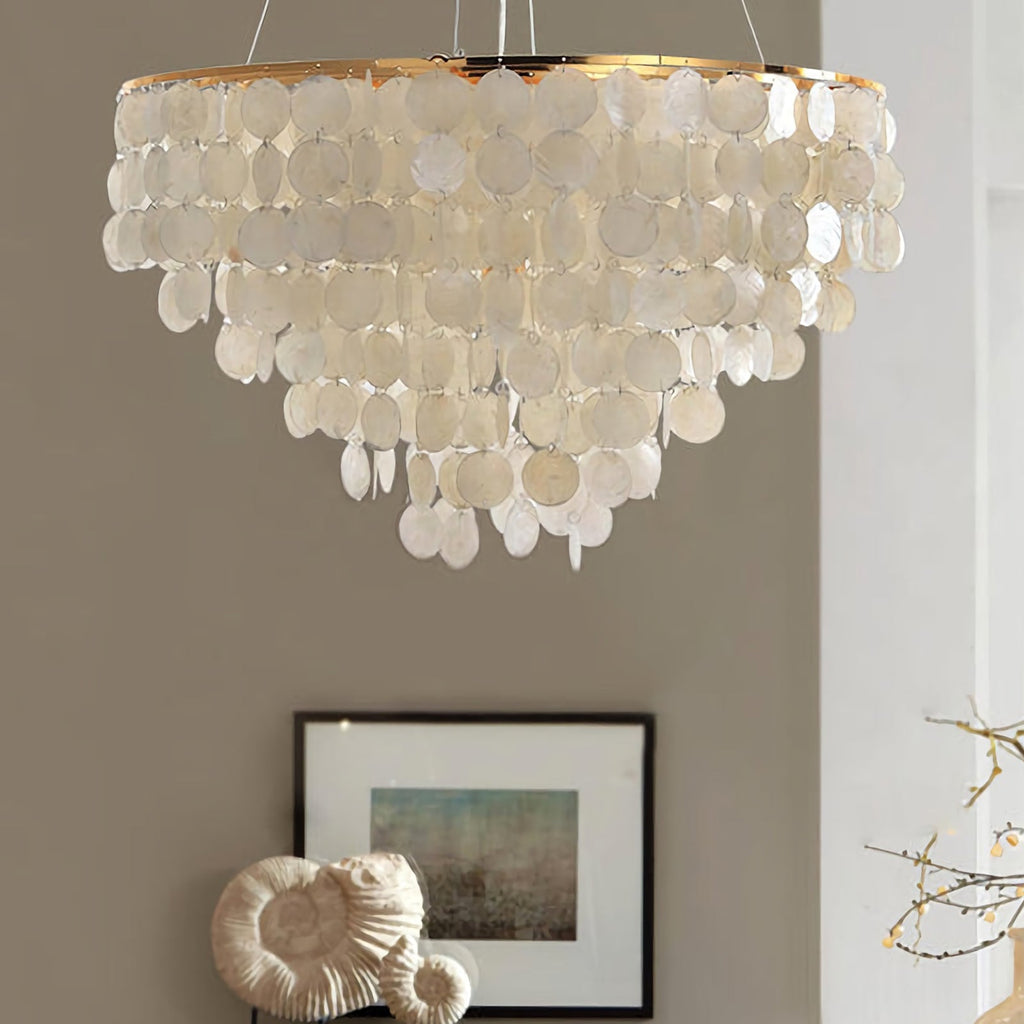 Shell Wind Chime Chandelier