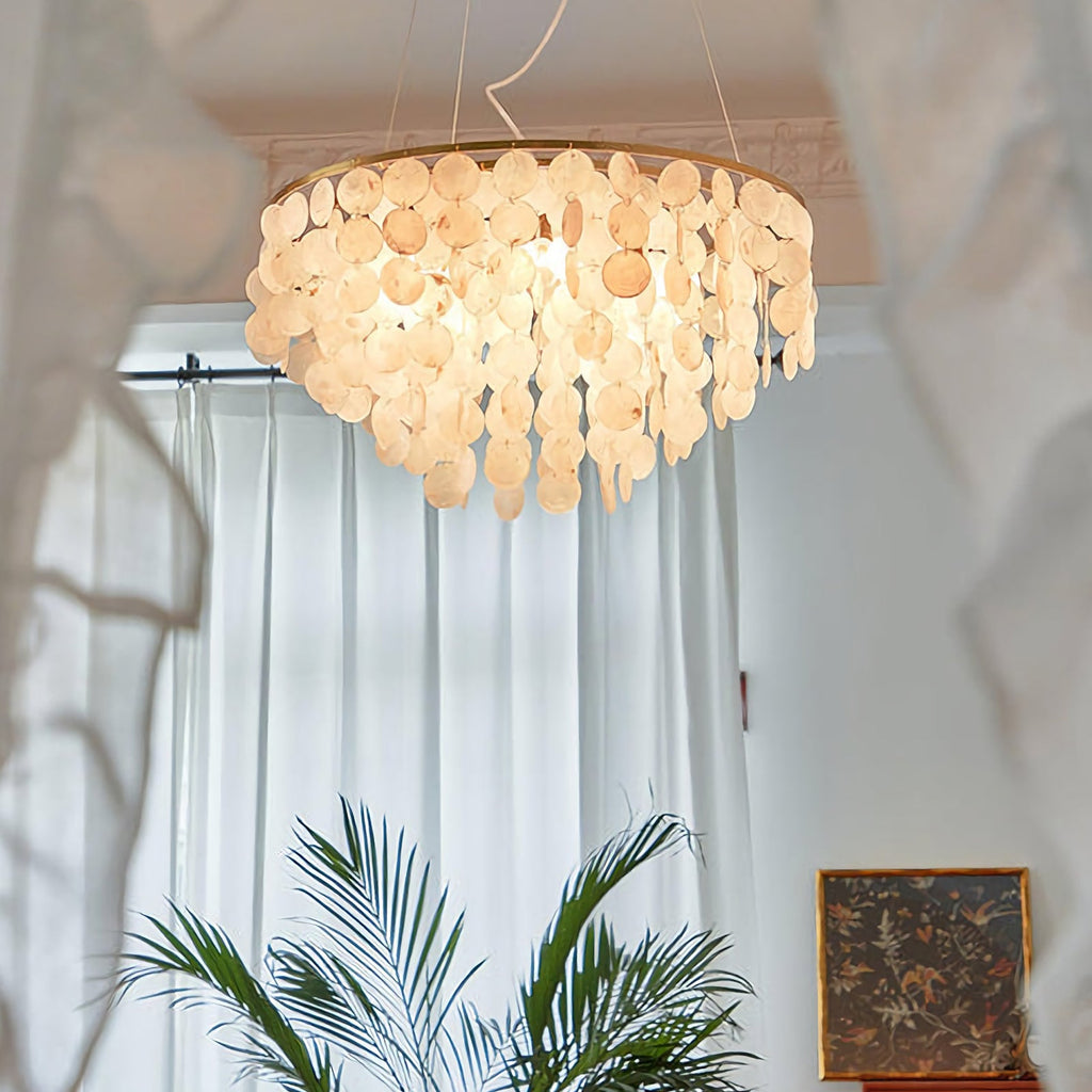 Shell Wind Chime Chandelier