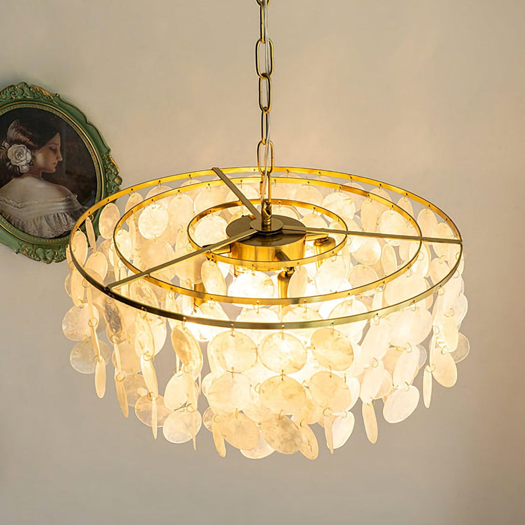 Shell Wind Chime Chandelier