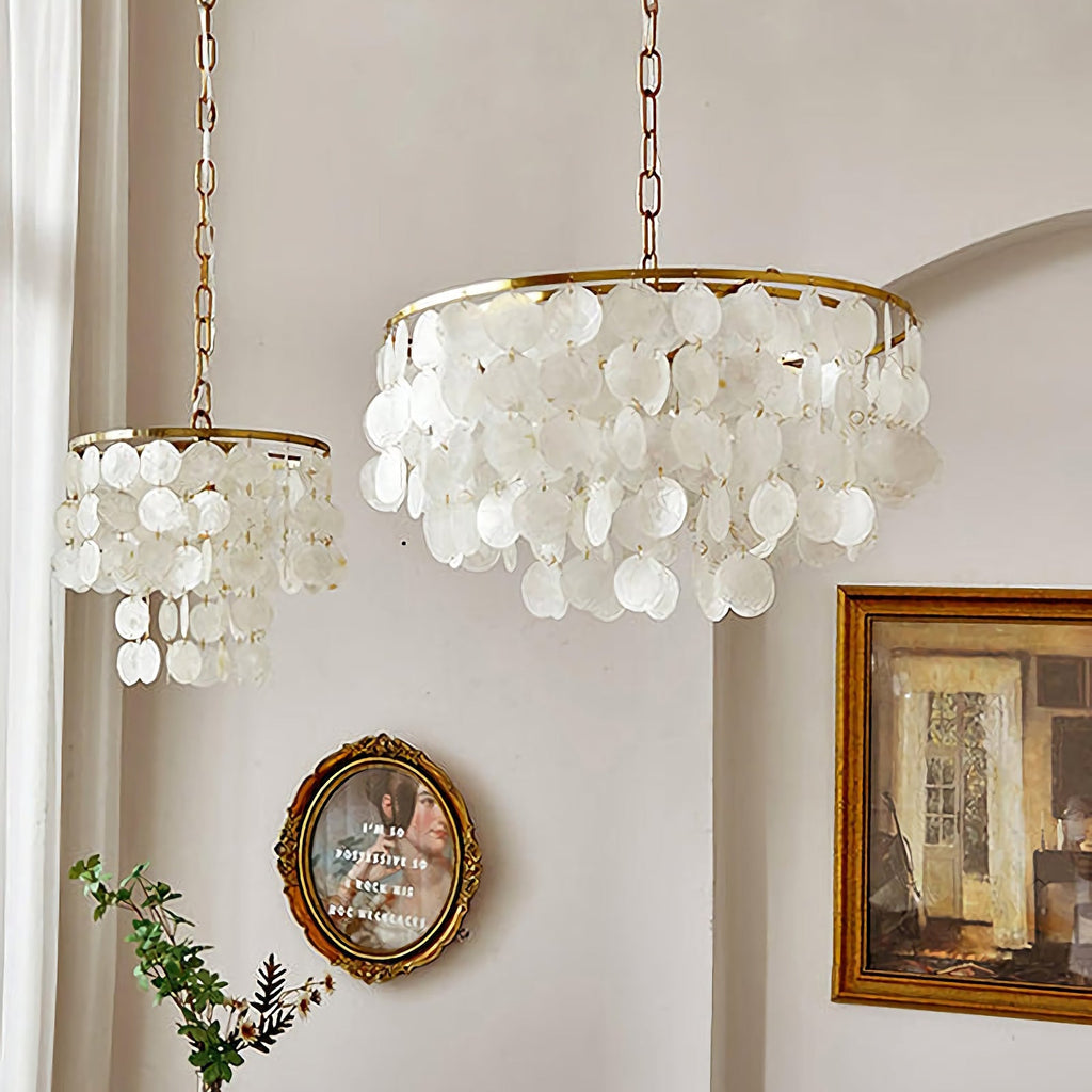 Shell Wind Chime Chandelier