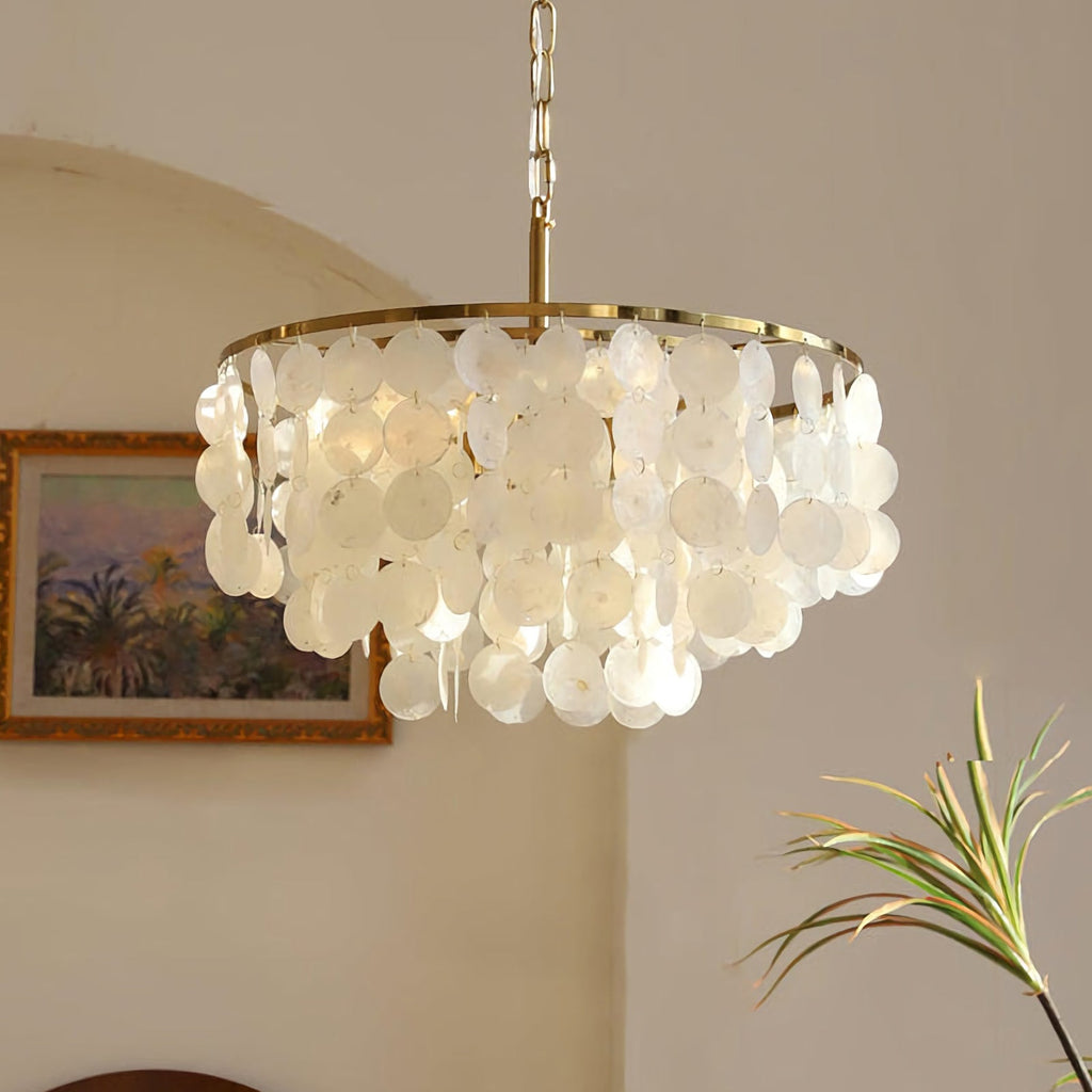 Shell Wind Chime Chandelier