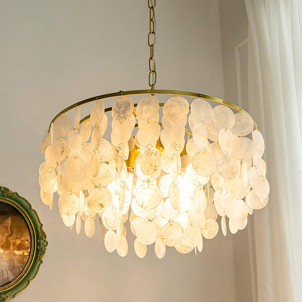 Shell Wind Chime Chandelier