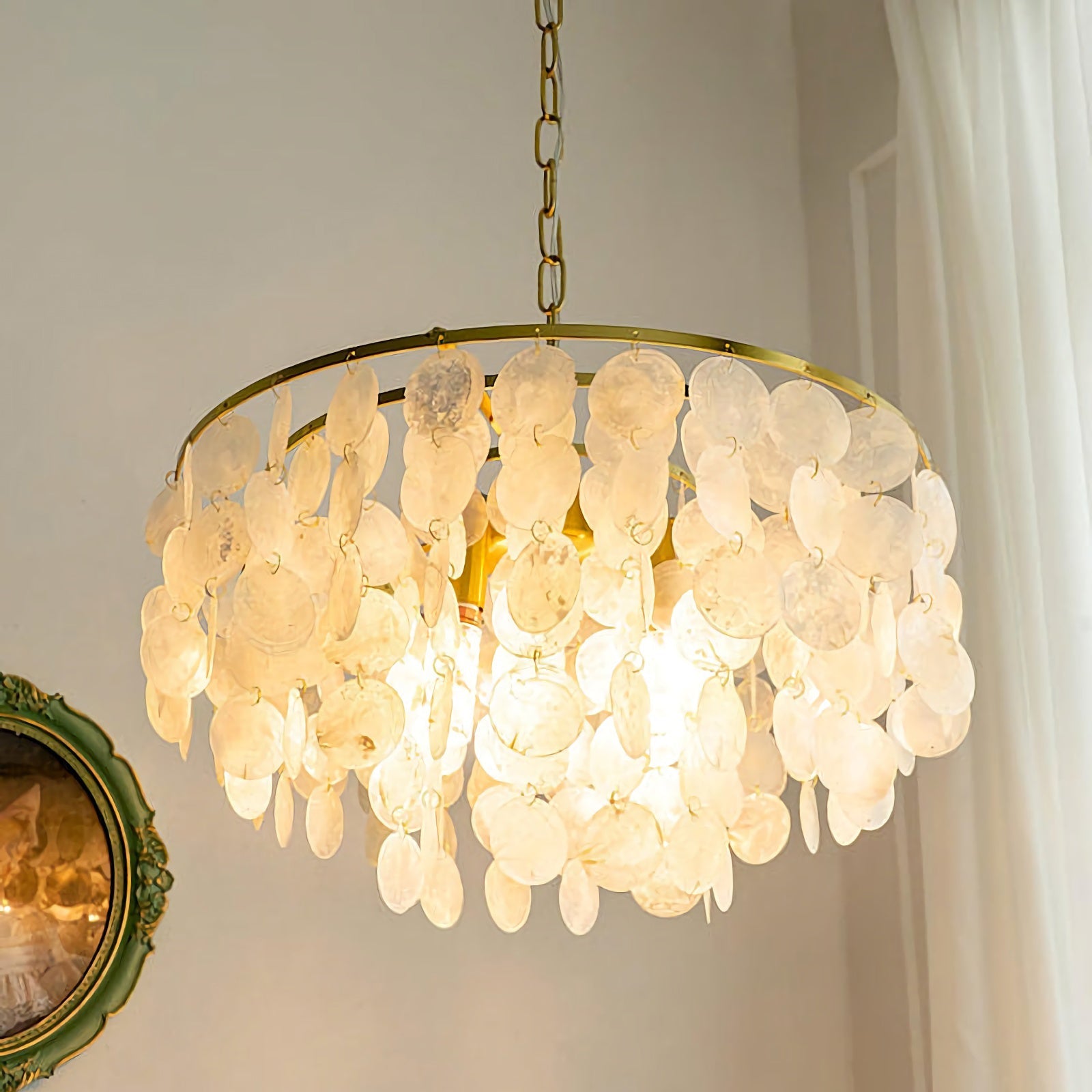 Shell Wind Chime Chandelier