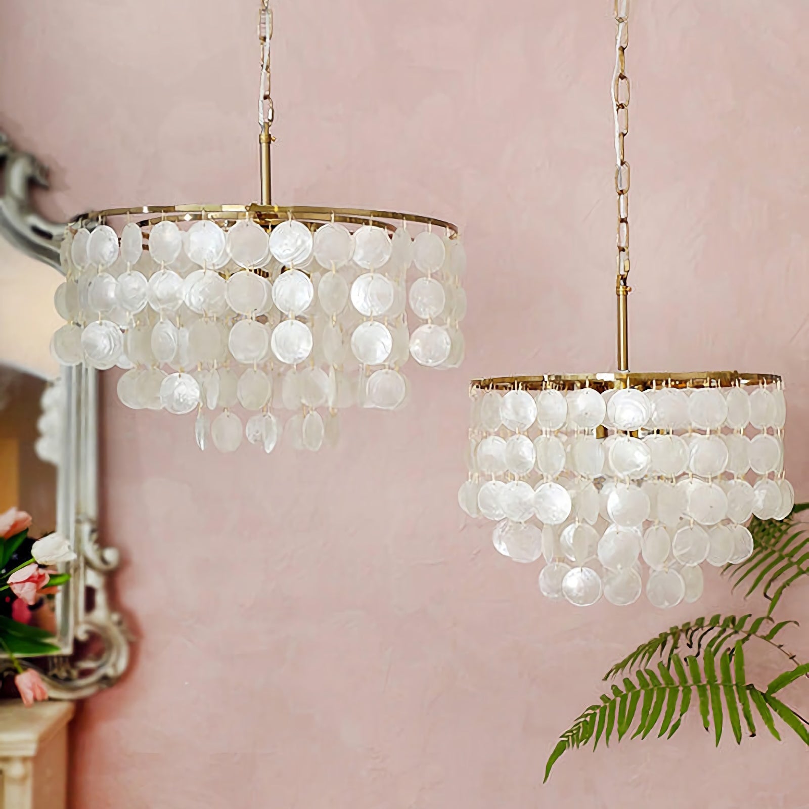 Shell Wind Chime Chandelier