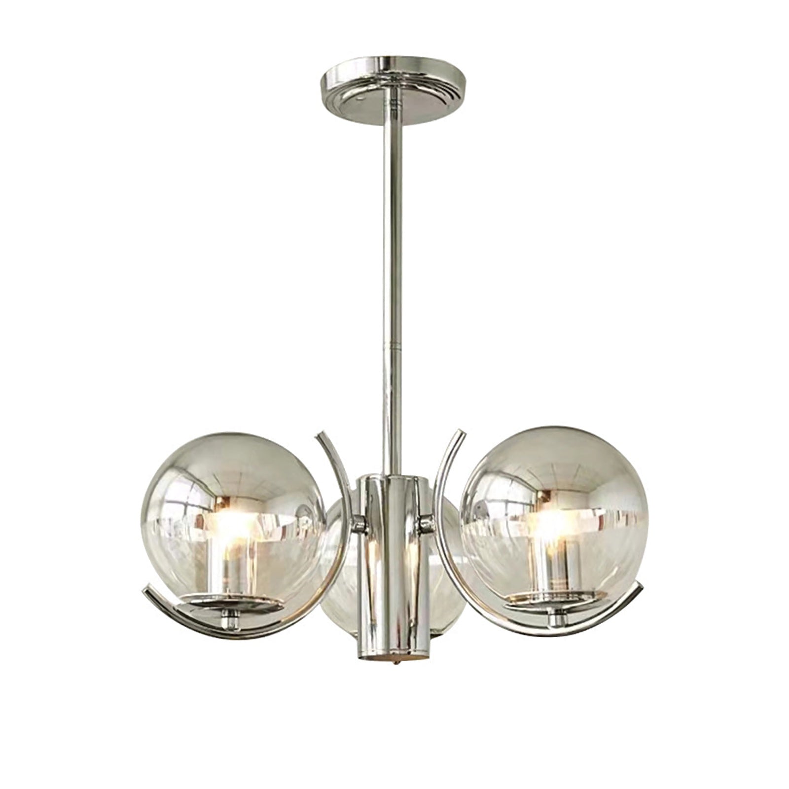 Space Ball Glass Chandelier