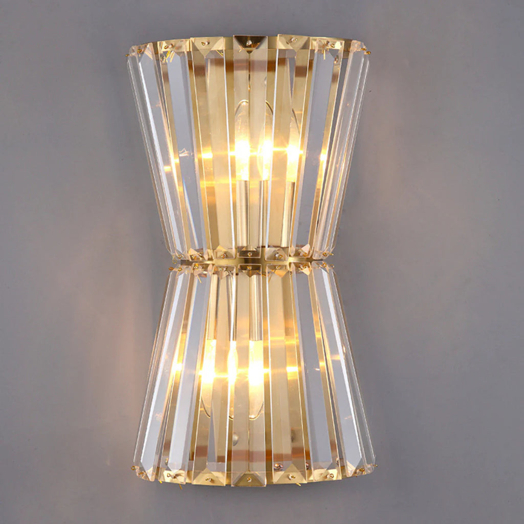 Tapered Crystal Wall Lamp