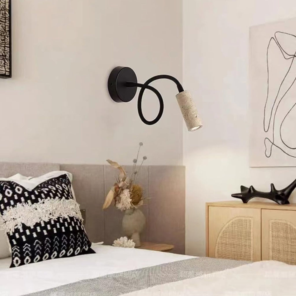 Travertine Adjustable Wall Light