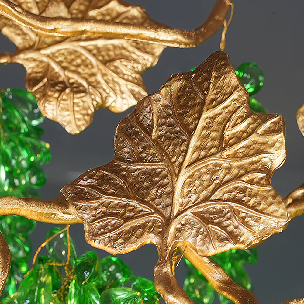 Tree Branch Glass Grape Chandelier