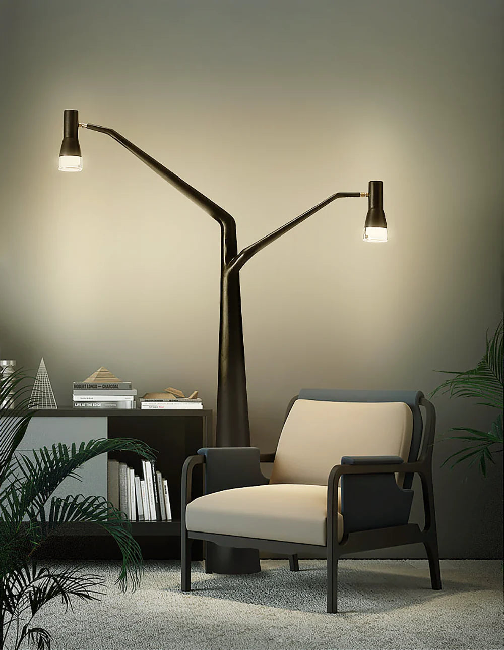 Tree Shape Sculpture Floor Lamp