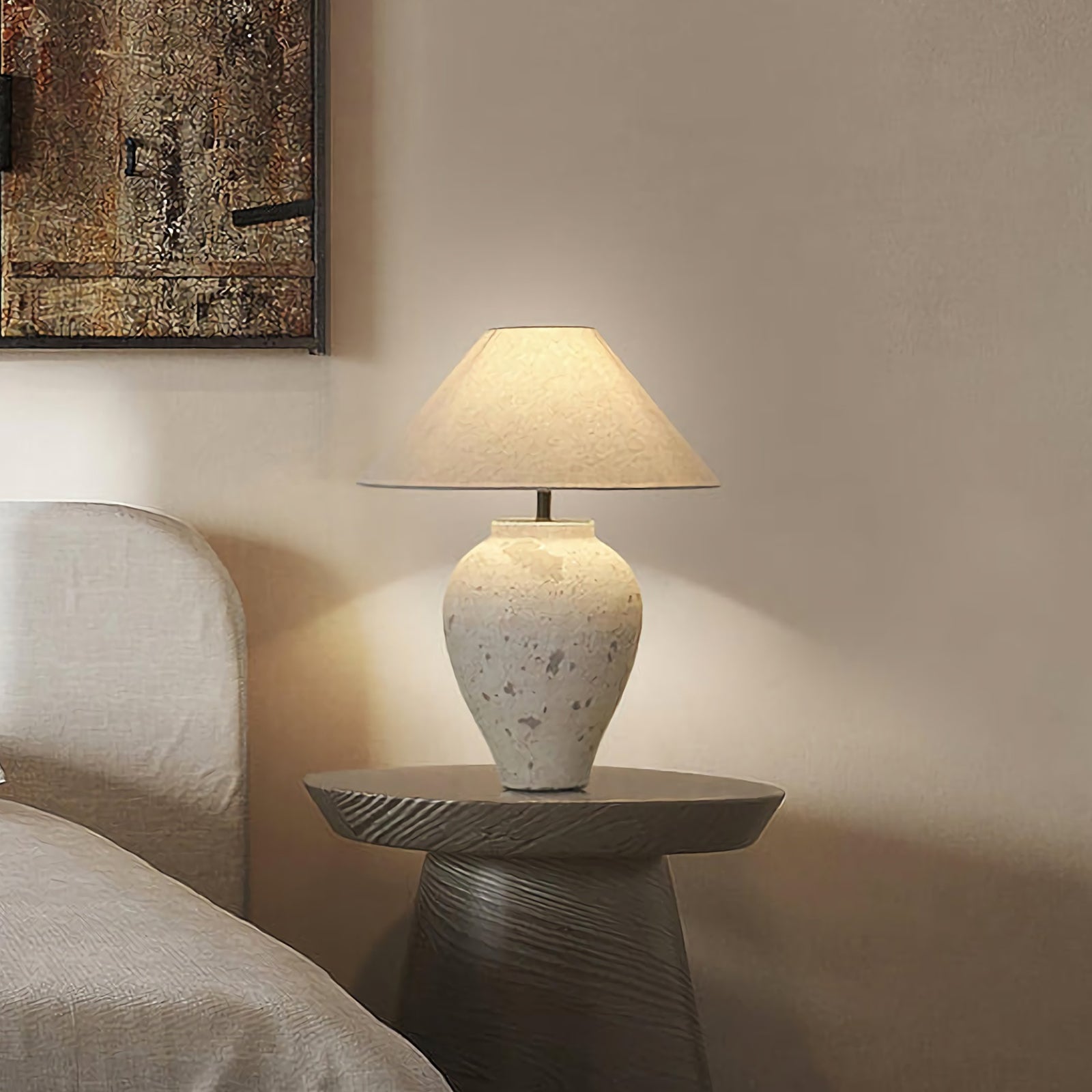Tuscan Stone Table Lamp