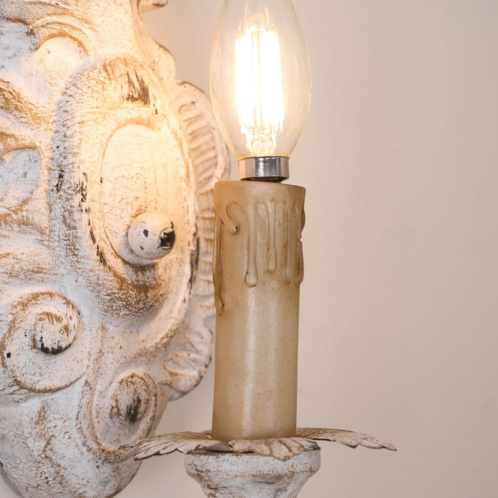 Verdure Wood Vintage Wall Lamp