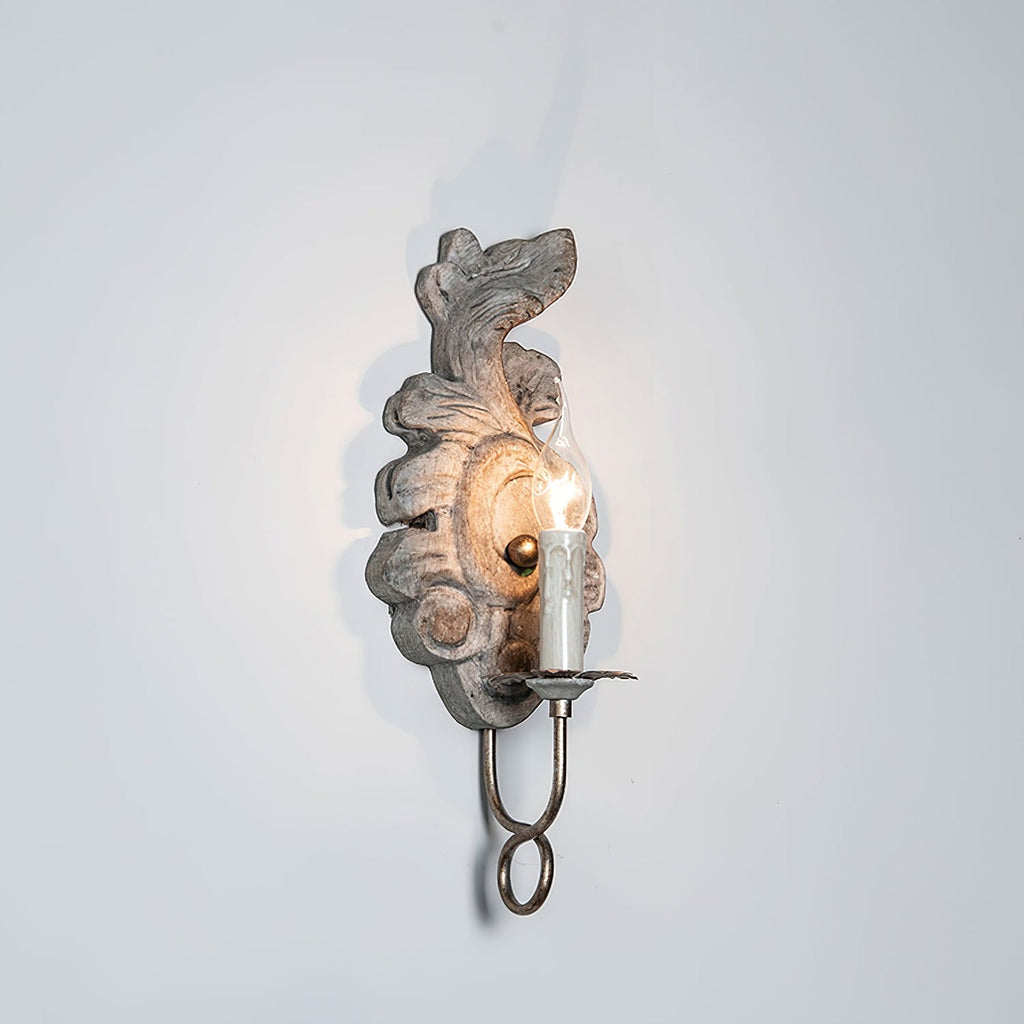 Verdure Wood Vintage Wall Lamp