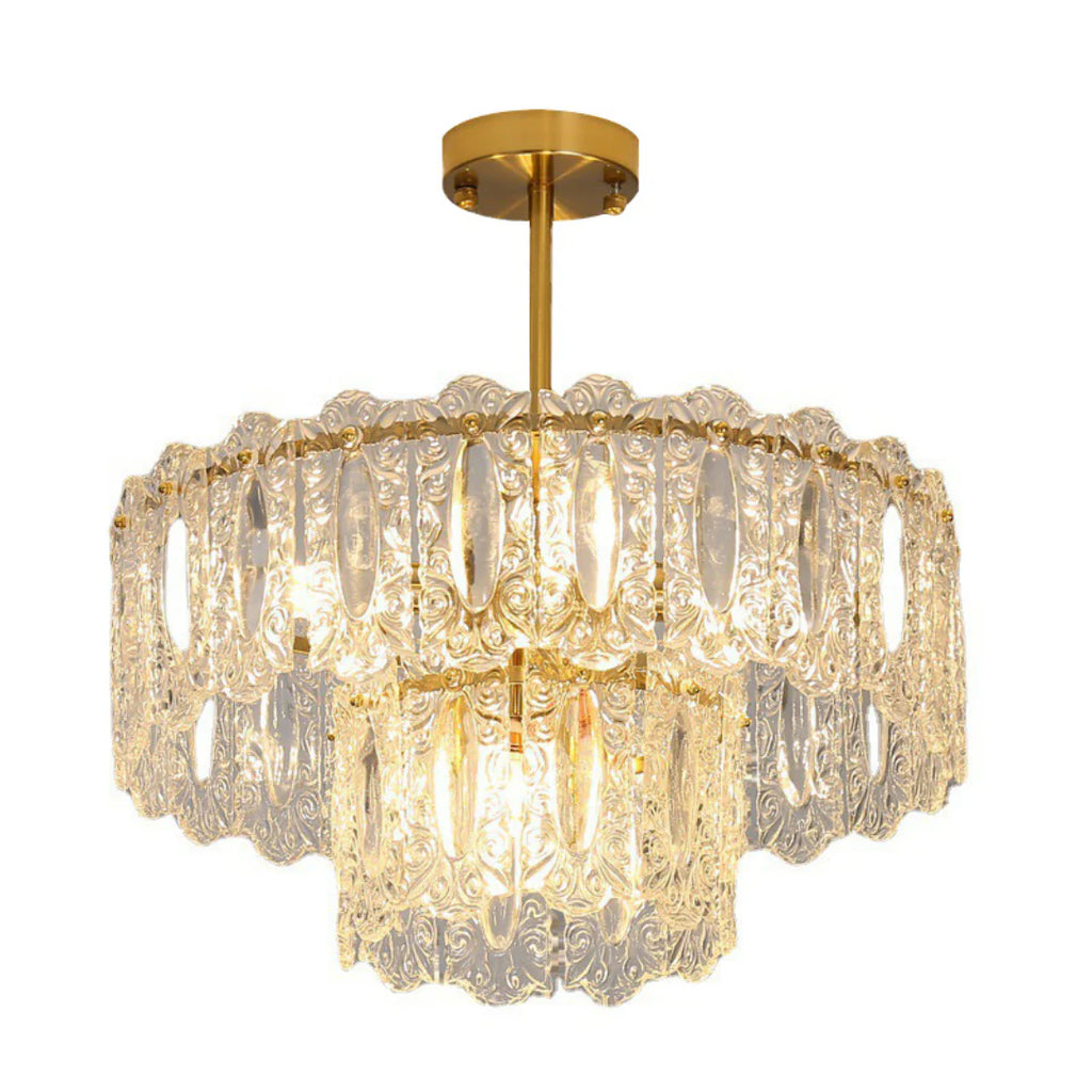 Vienna Glass Petals Chandelier