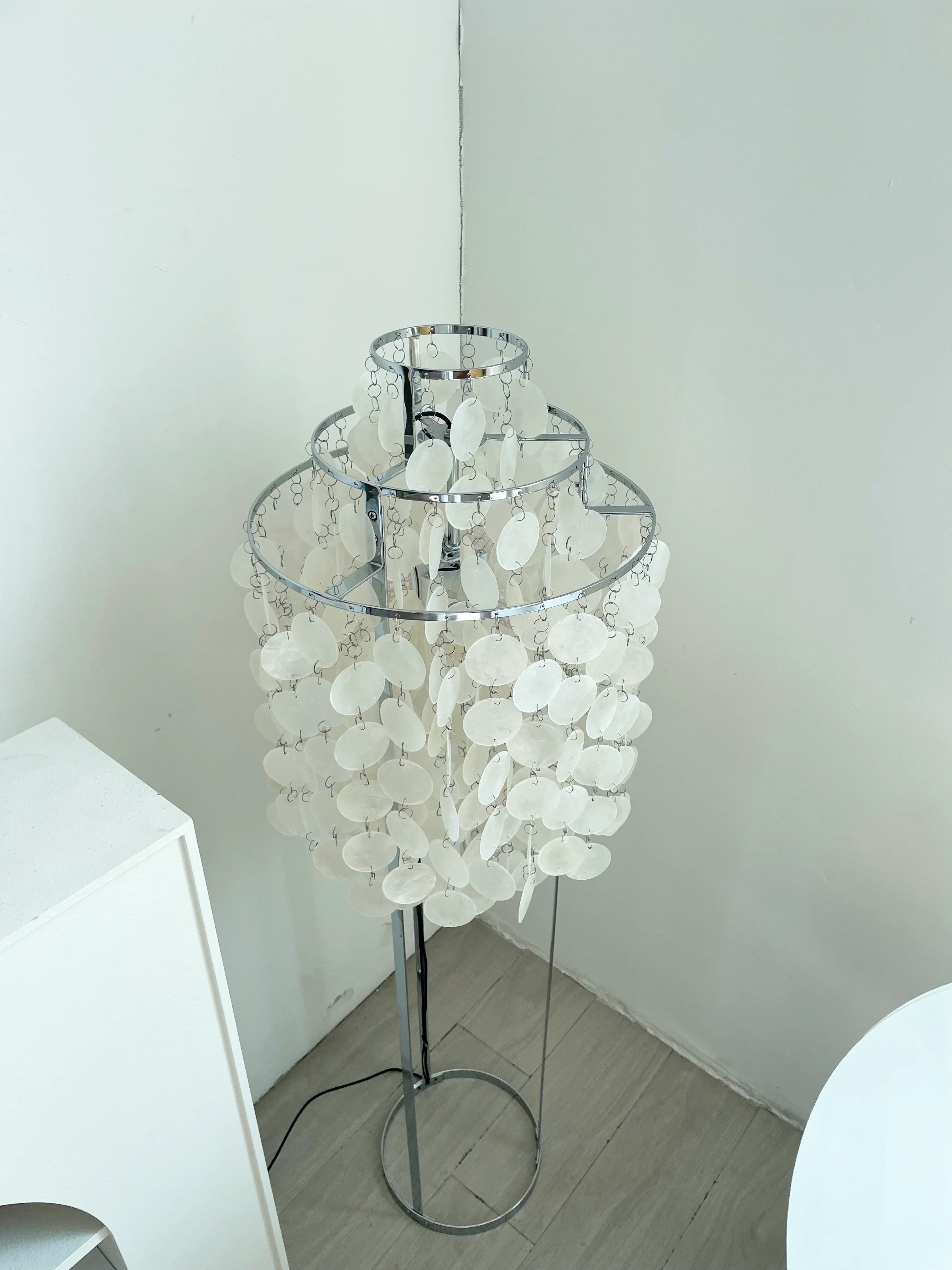 Vintage Shell Floor Lamp