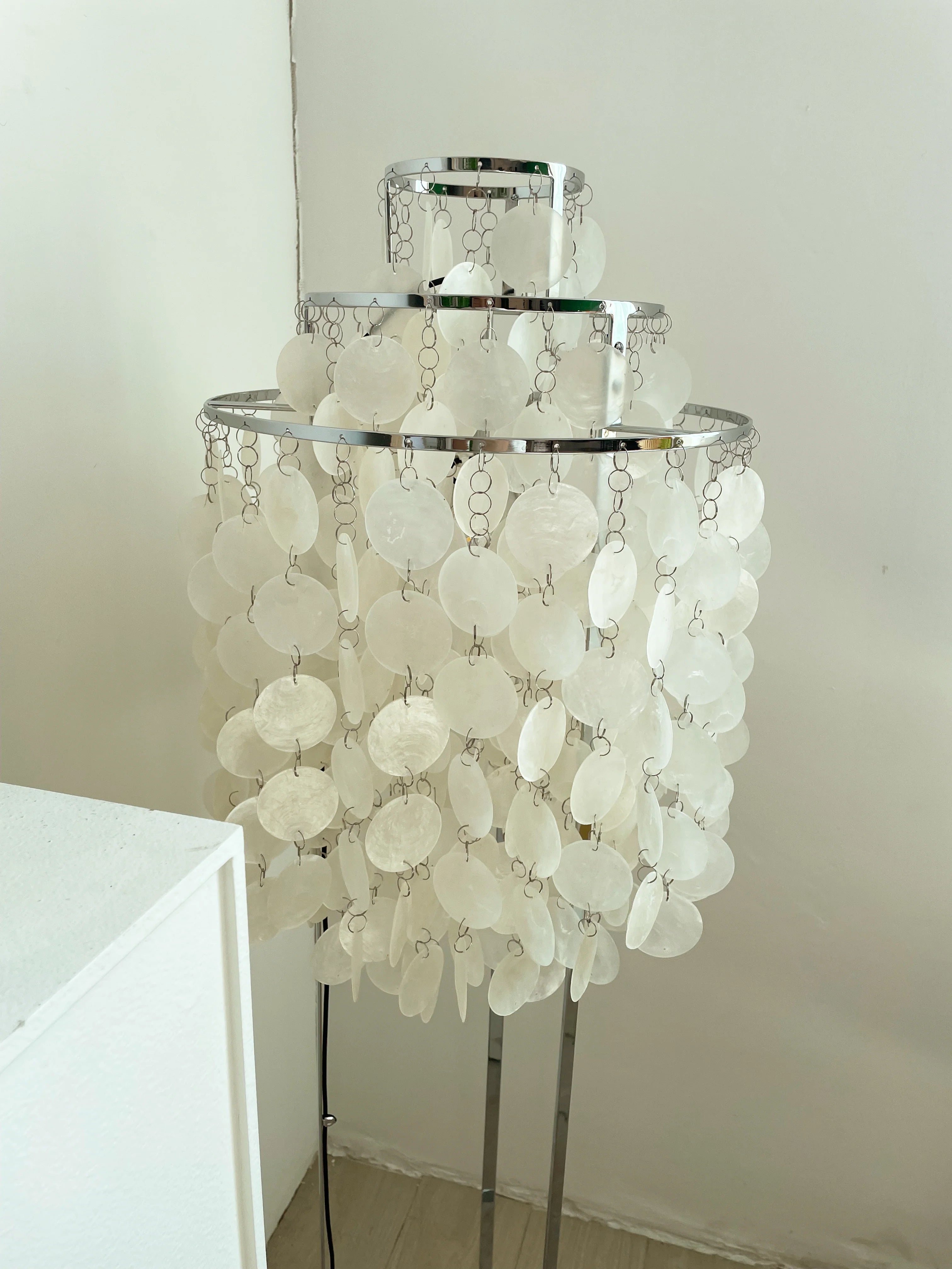 Vintage Shell Floor Lamp