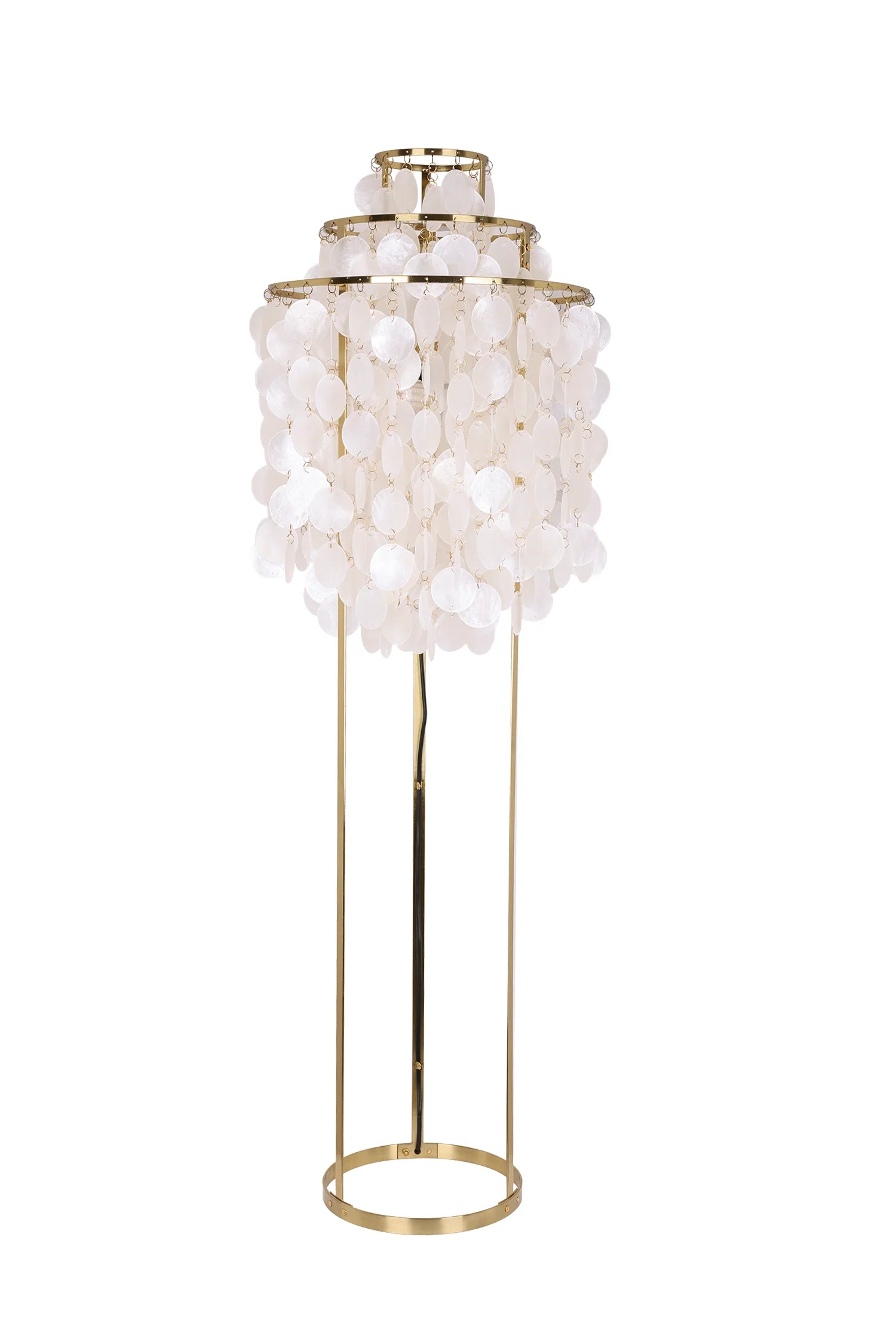 Vintage Shell Floor Lamp
