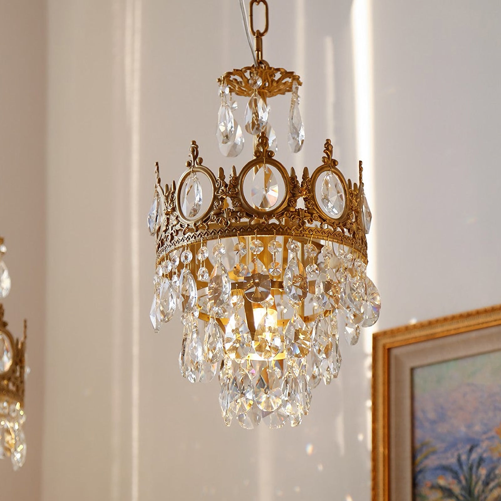 Vintage Crystal Chandelier