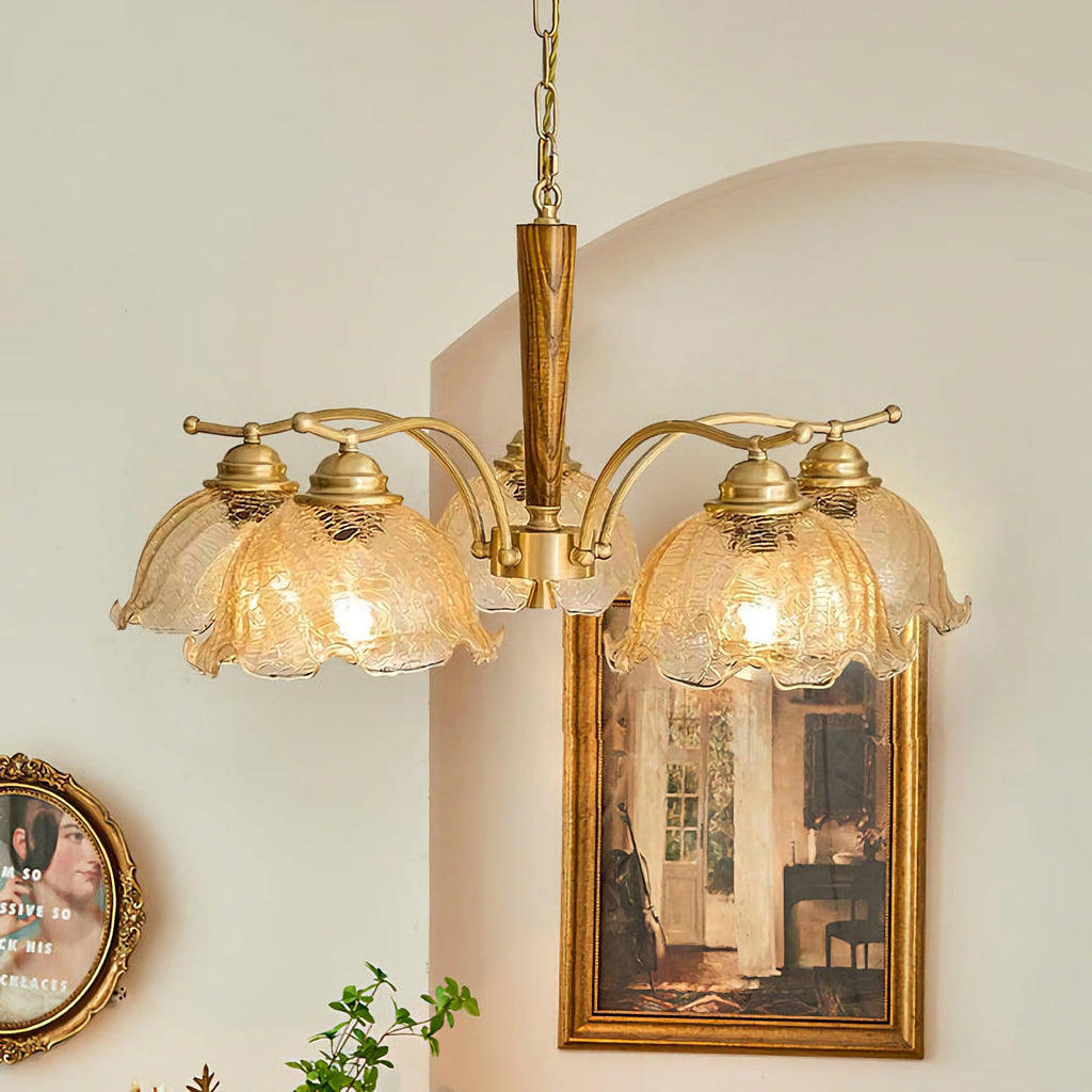 Vintage Petal Chandelier