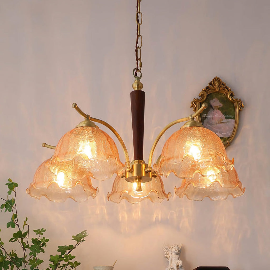 Vintage Petal Chandelier