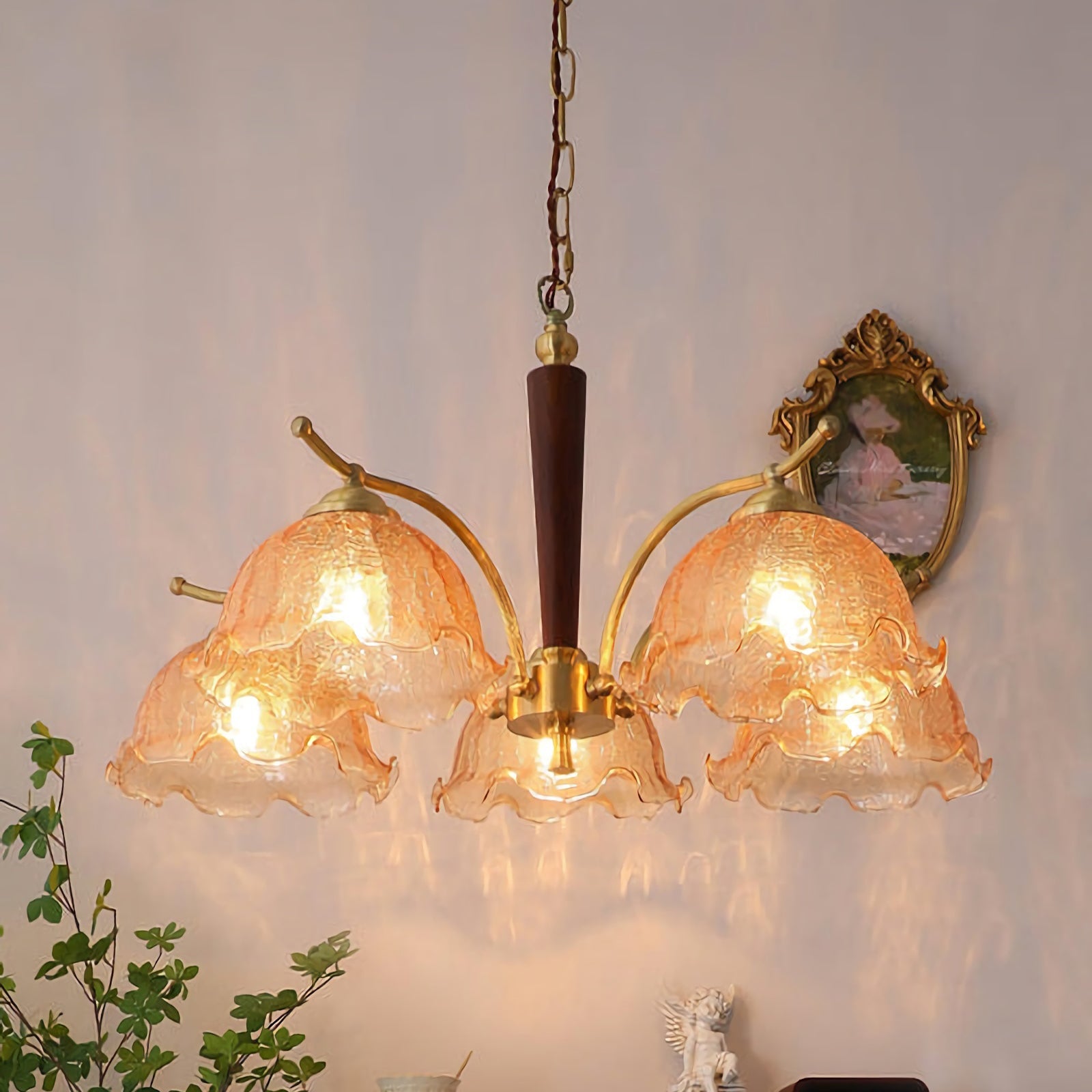 Vintage Petal Chandelier