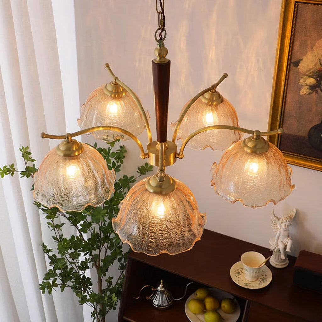 Vintage Petal Chandelier