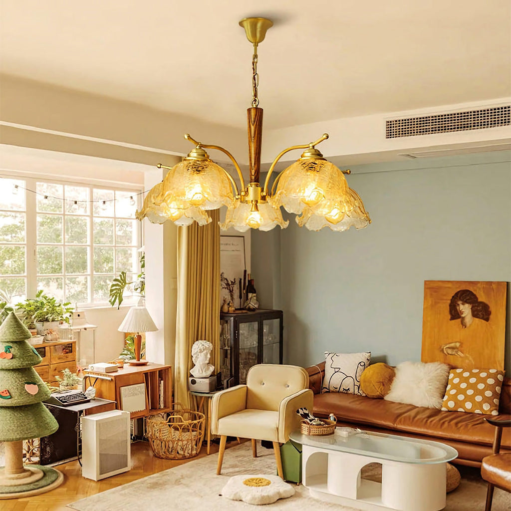 Vintage Petal Chandelier