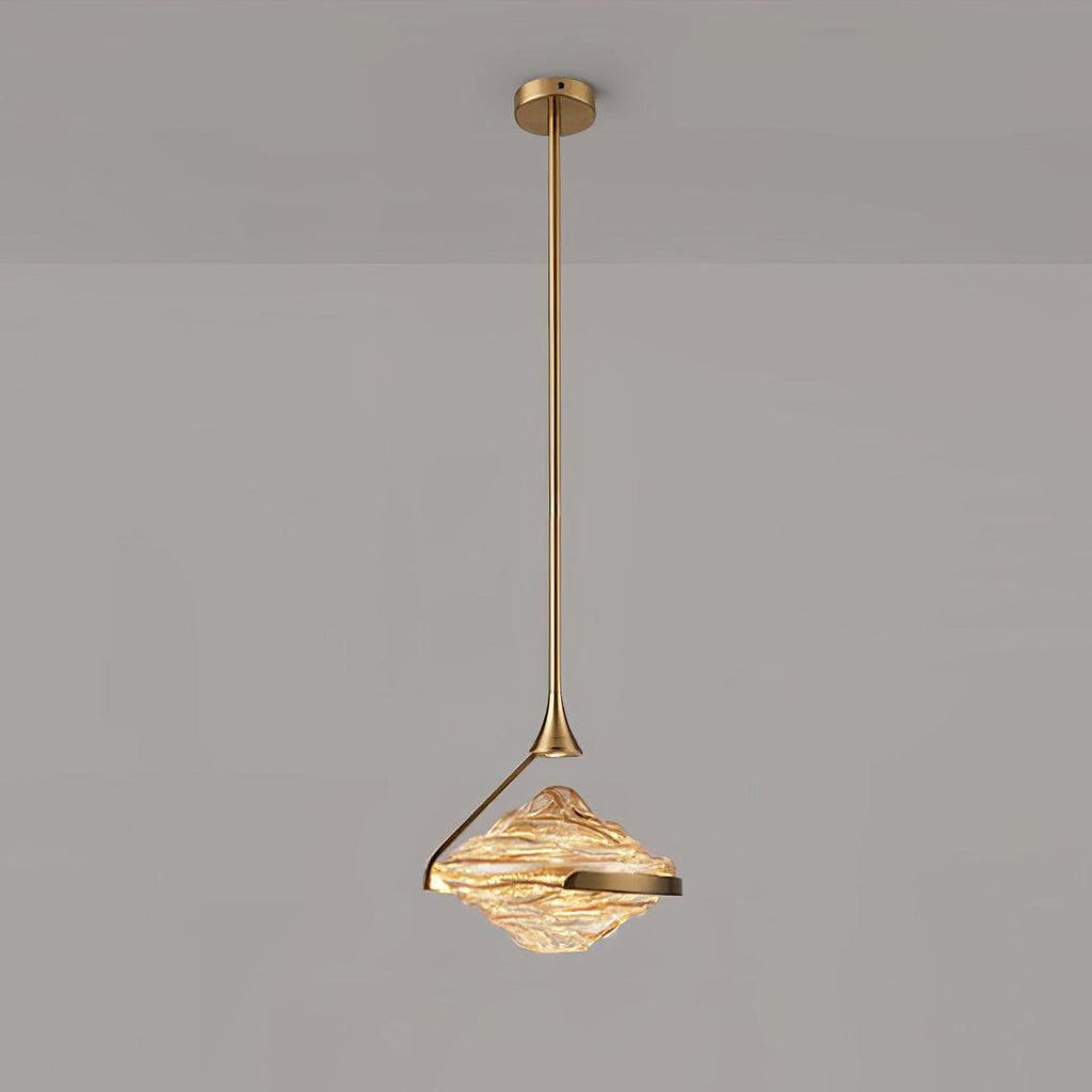 Wavy Glass Modern Pendant Light