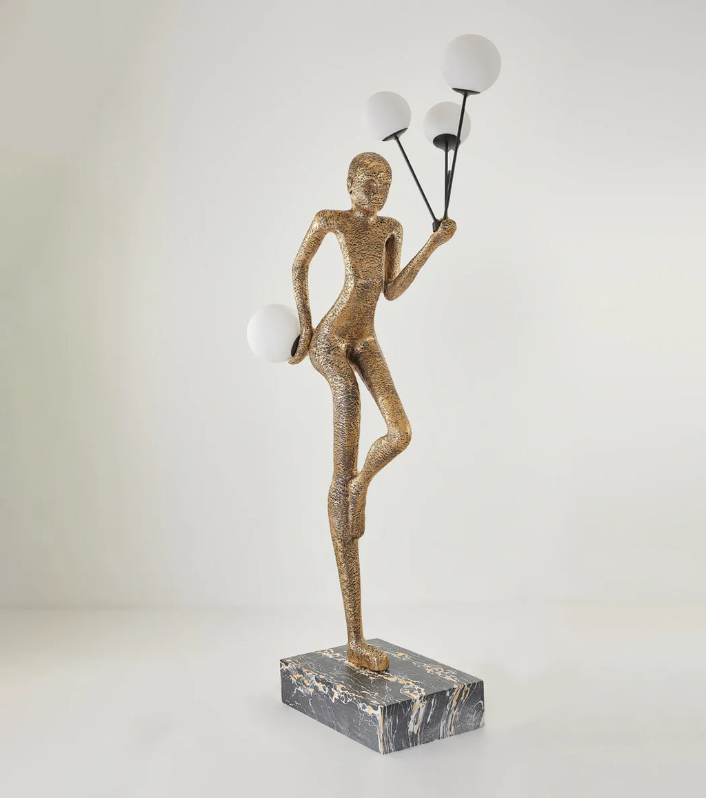 Welcome Sculpture Characters Floor Lamp