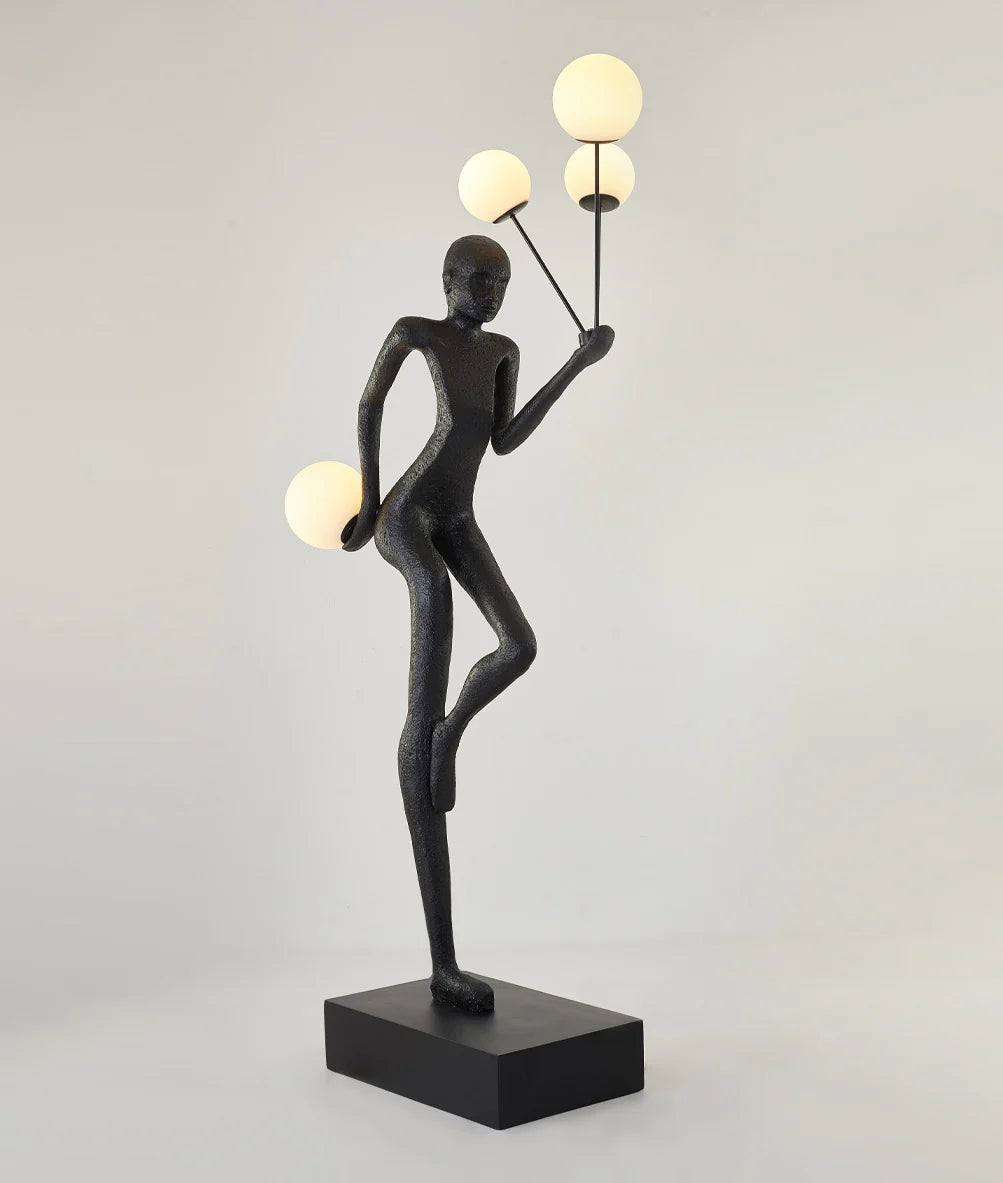 Welcome Sculpture Characters Floor Lamp