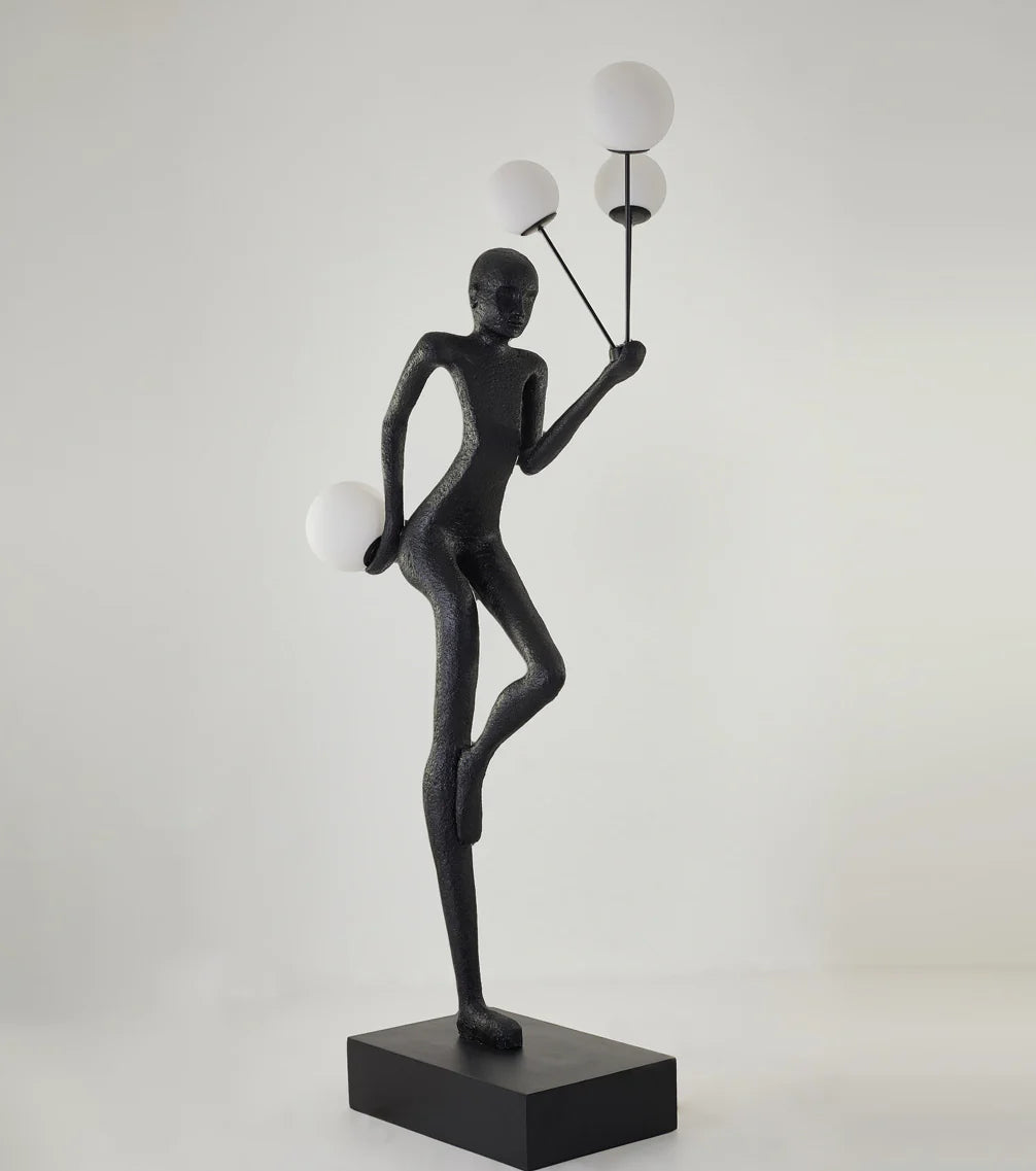 Welcome Sculpture Characters Floor Lamp