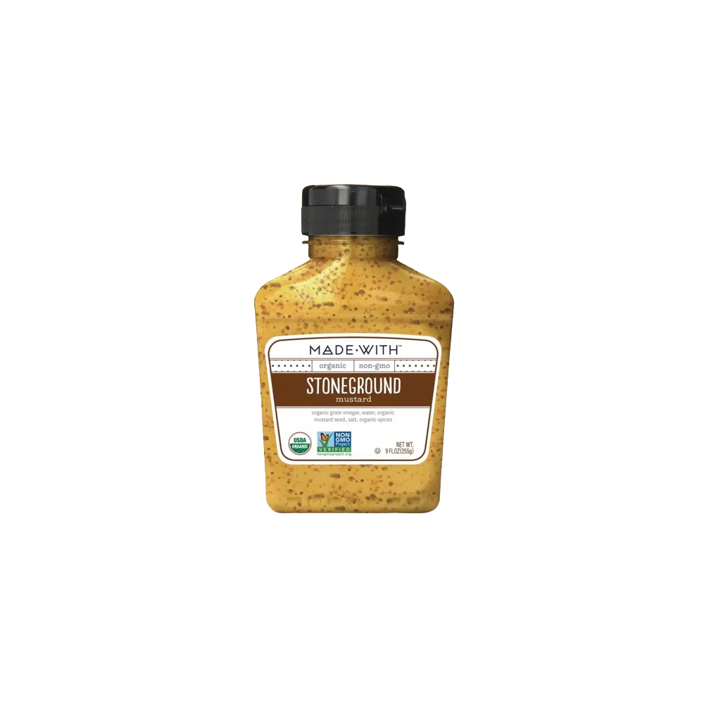 MADE WITH: Organic Stoneground Mustard, 9 oz