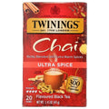 TWINING TEA: Ultra Spice Chai Tea - Rich Aroma| Spicy Black Tea Blend