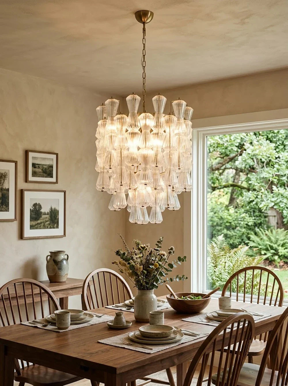 Clepsydra Murano Glass Chandelier