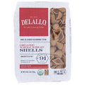 DELALLO: Organic Whole Wheat Pasta Shells, 16 oz