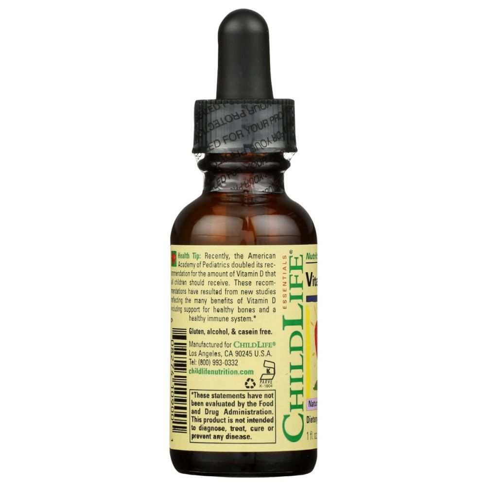 CHILDLIFE Vitamin D3 Drops -Supports Immune & Bone Health for all Kids