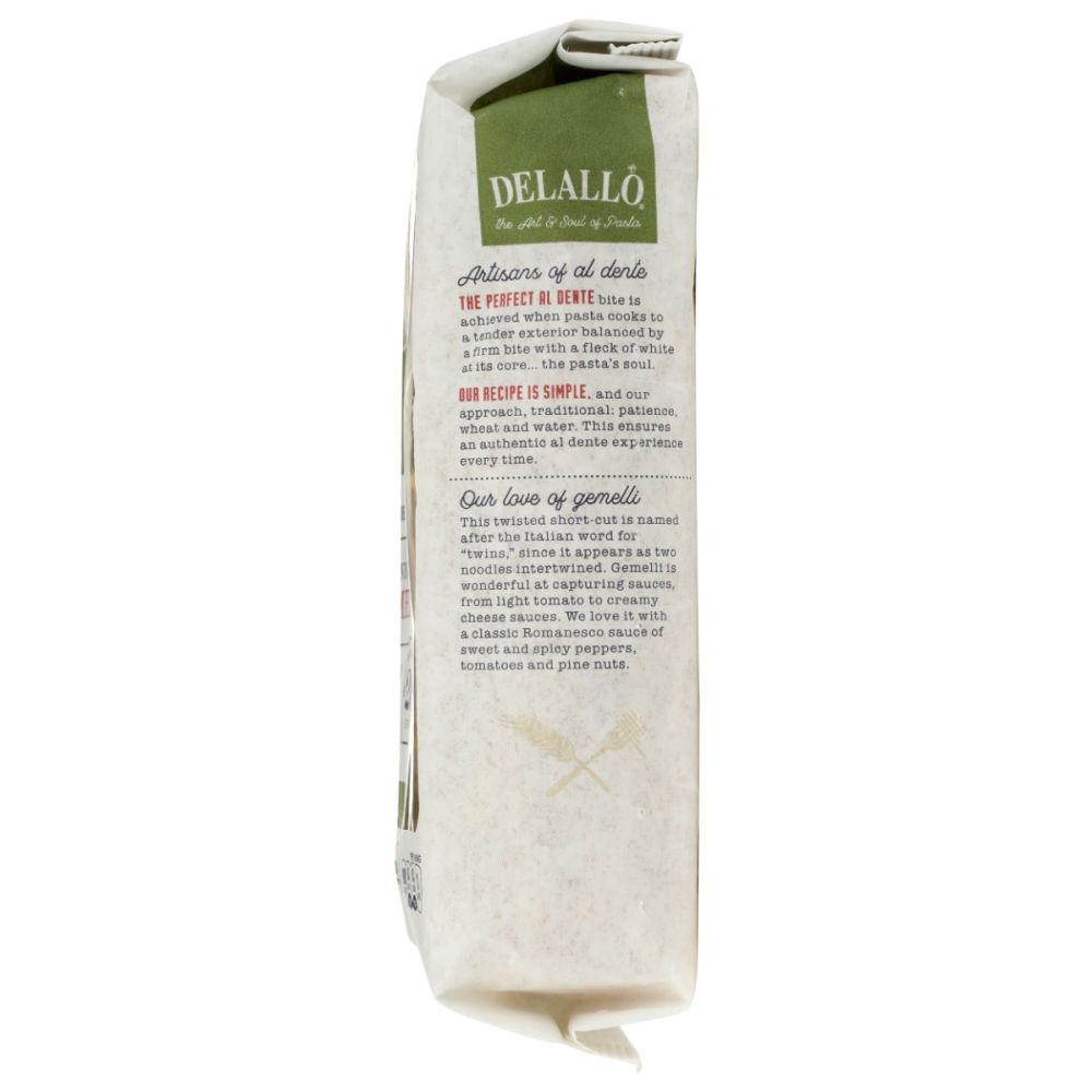 DELALLO: Organic Gemelli Noodles, 16 oz
