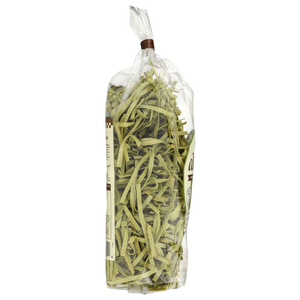 AL DENTE: Spinach Fettuccine Noodles, 12 oz