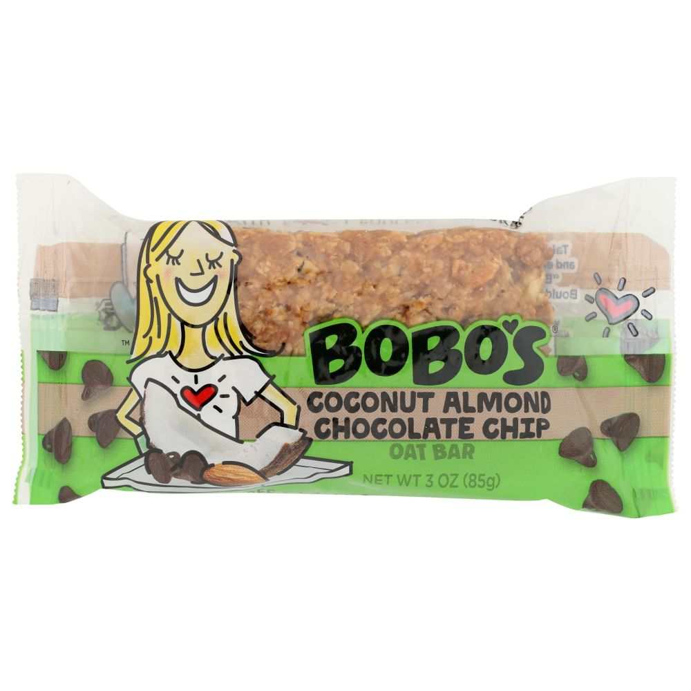 BOBOS OAT BARS: Coconut Almond Chocolate Chip Oat Bar, 3 oz