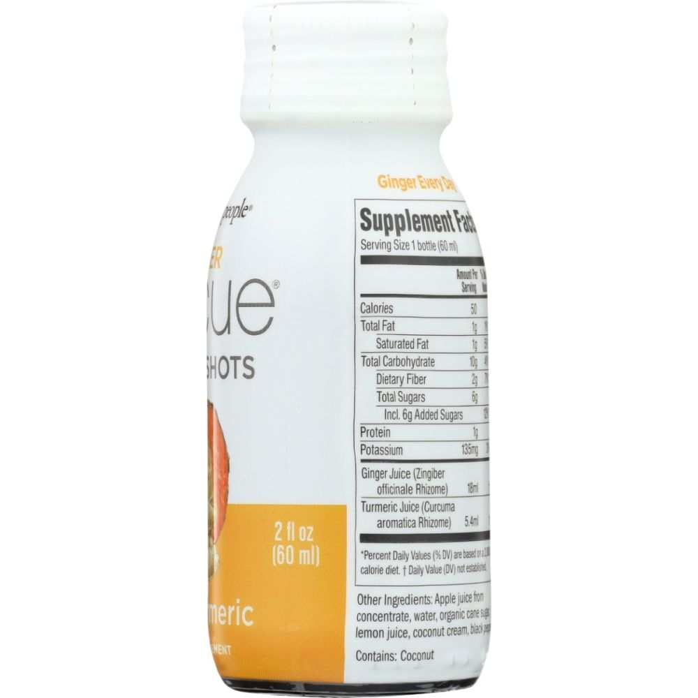 Ginger Rescue Ginger Shots -Wellness Shot| Turmeric & Ginger Boost 2oz