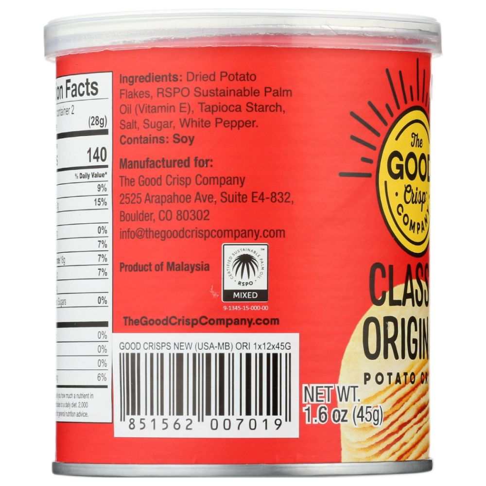 Mini Pack Classic -The Good Crisp Company Original Potato Crisps|1.6oz