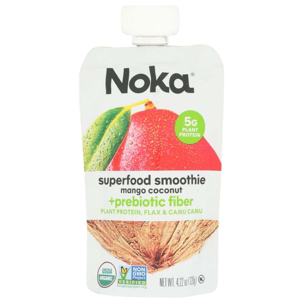 NOKA Mango Coconut Superfood Smoothie - Natural | Boosts Energy & Mood